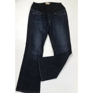Paige Maternity Jeans Womens Size 31 Stretch Low Rise Boot Cut Laurel Canyon